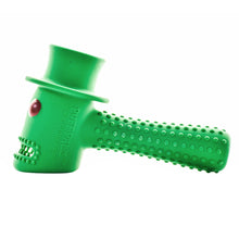 Load image into Gallery viewer, PUFF PALZ HIPPIE HAMMER SKULL PIPE DOG TOY
