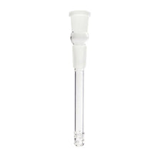 Load image into Gallery viewer, GLASS ON GLASS DOWNSTEM 19MM INNER, 19MM OUTER W/ HOLES
