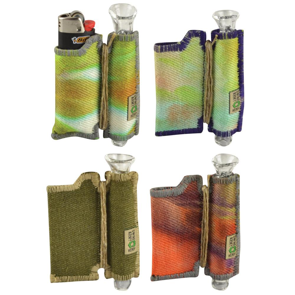 SWINE ARMY QUICK DRAW LIGHTER & TASTER CASE ASSORTED COLORS