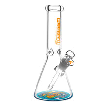 Load image into Gallery viewer, PULSAR - 10&quot; 5MM PSYCHEDELIC BEAKER W/ ICE PINCH
