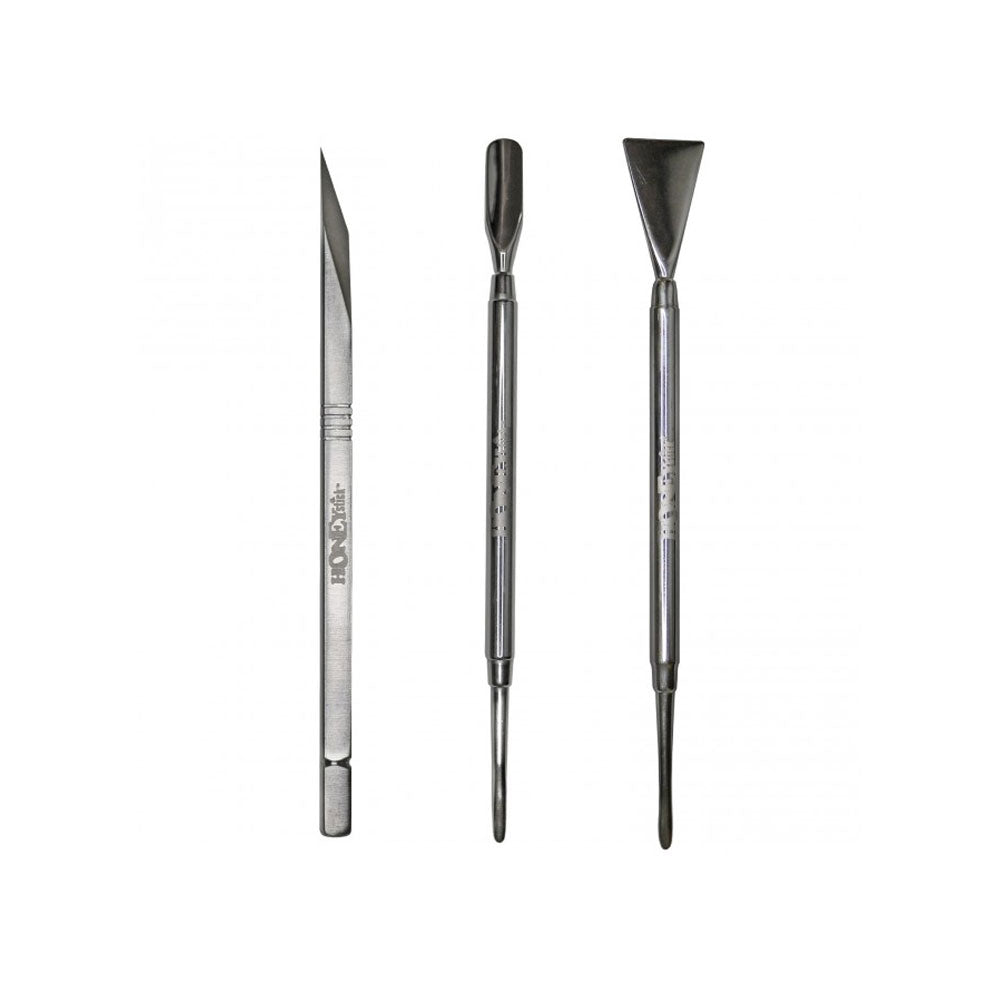 HONEYSTICK - DAB TOOLS - SET OF 3 STAINLESS STEEL HEAVY DUTY TOOLS